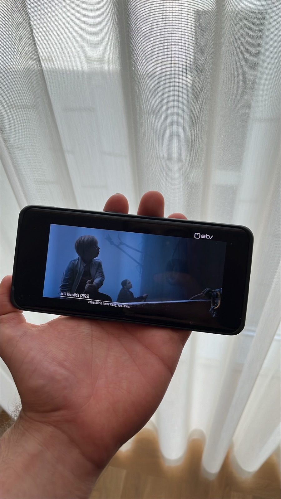 ETV programme on a test phone