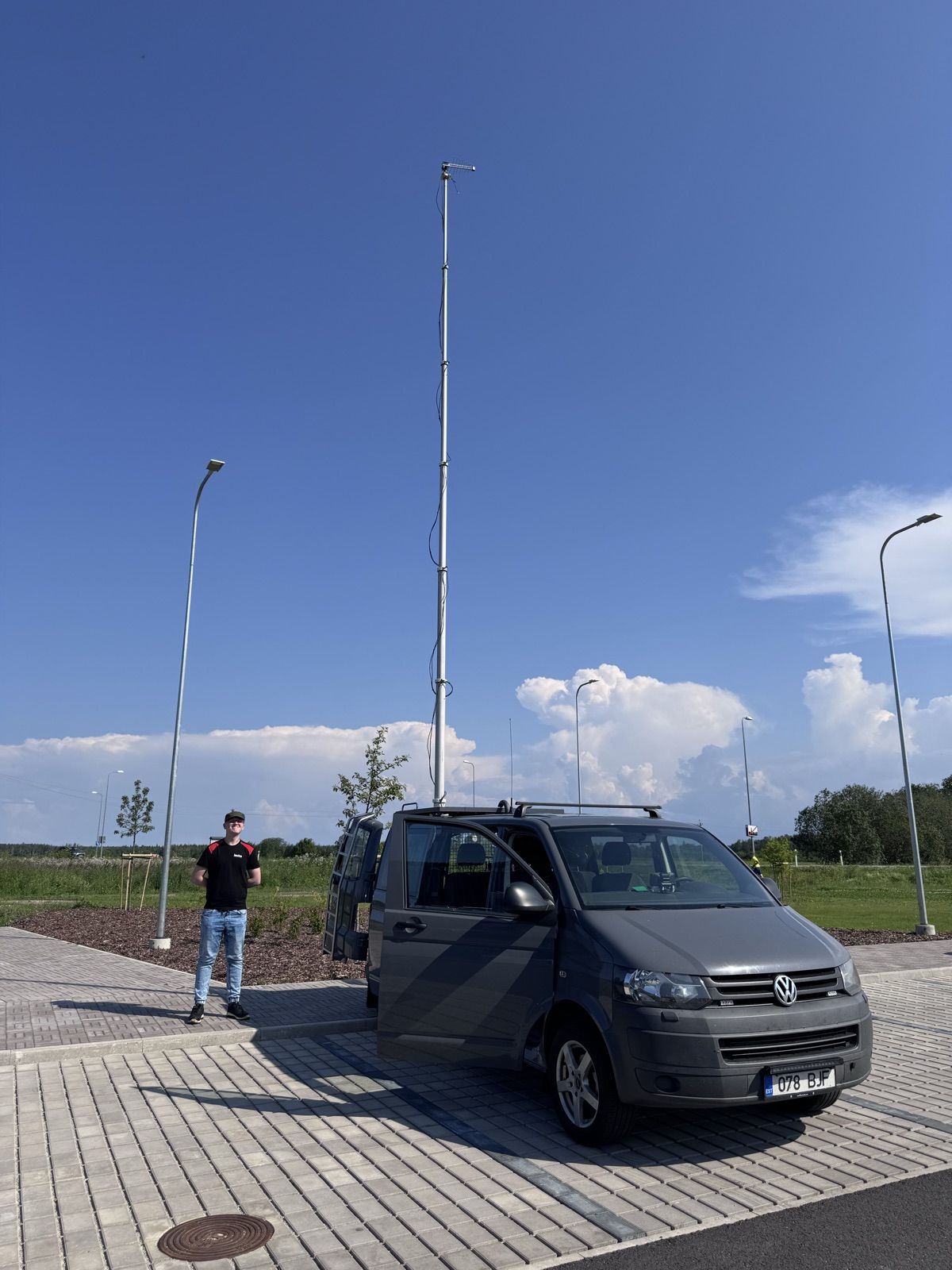 Mõõteauto antennimastiga, 16.07.2025